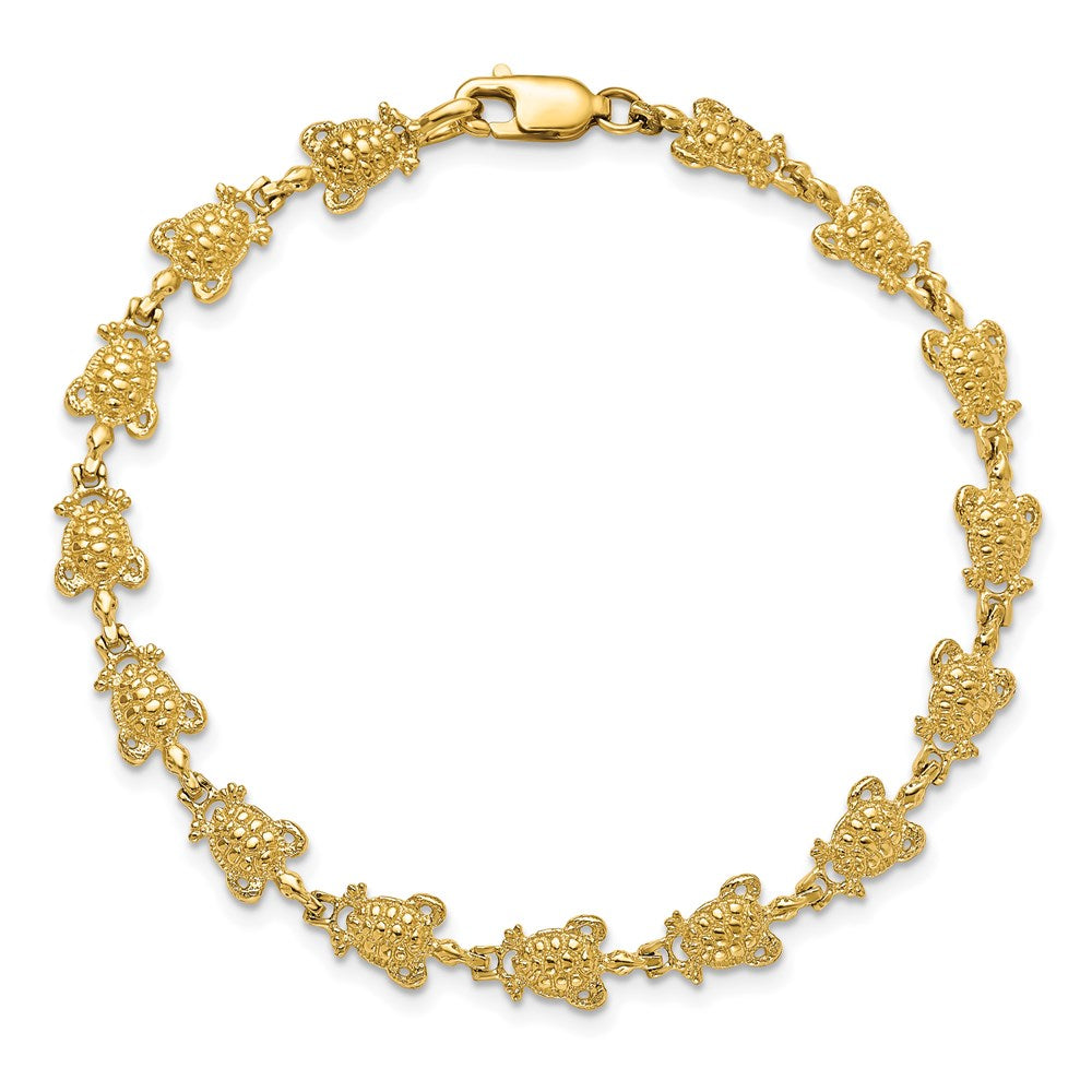 14k Turtle Bracelet