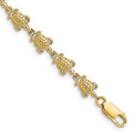 14k Turtle Bracelet