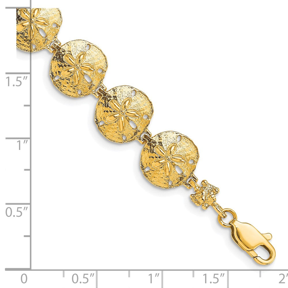 14k Sand Dollar Bracelet