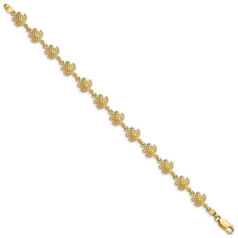 14k Turtle Bracelet