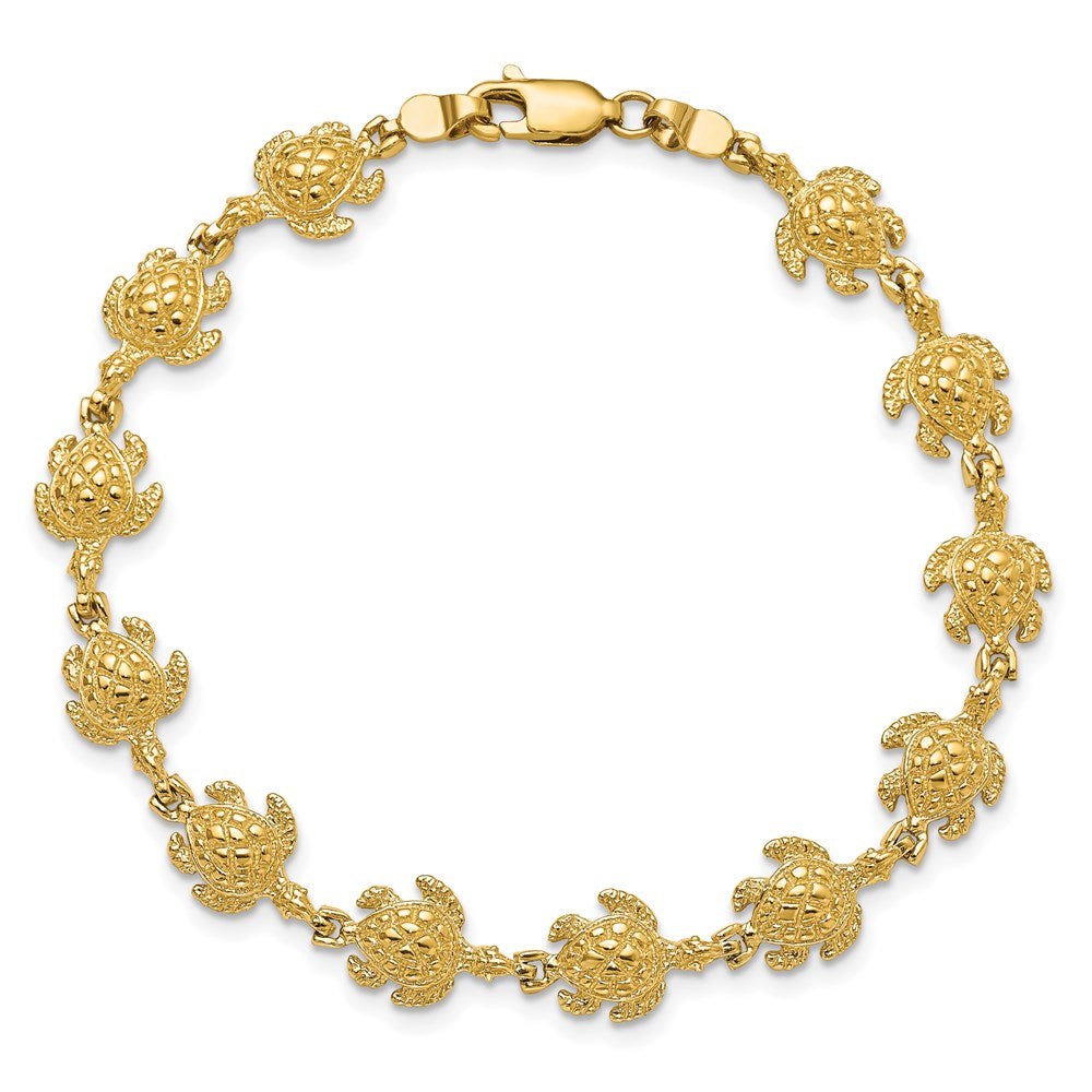 14k Turtle Bracelet