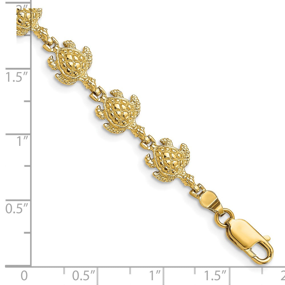 14k Turtle Bracelet