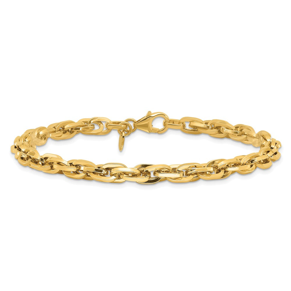 14K Polished Fancy Bracelet
