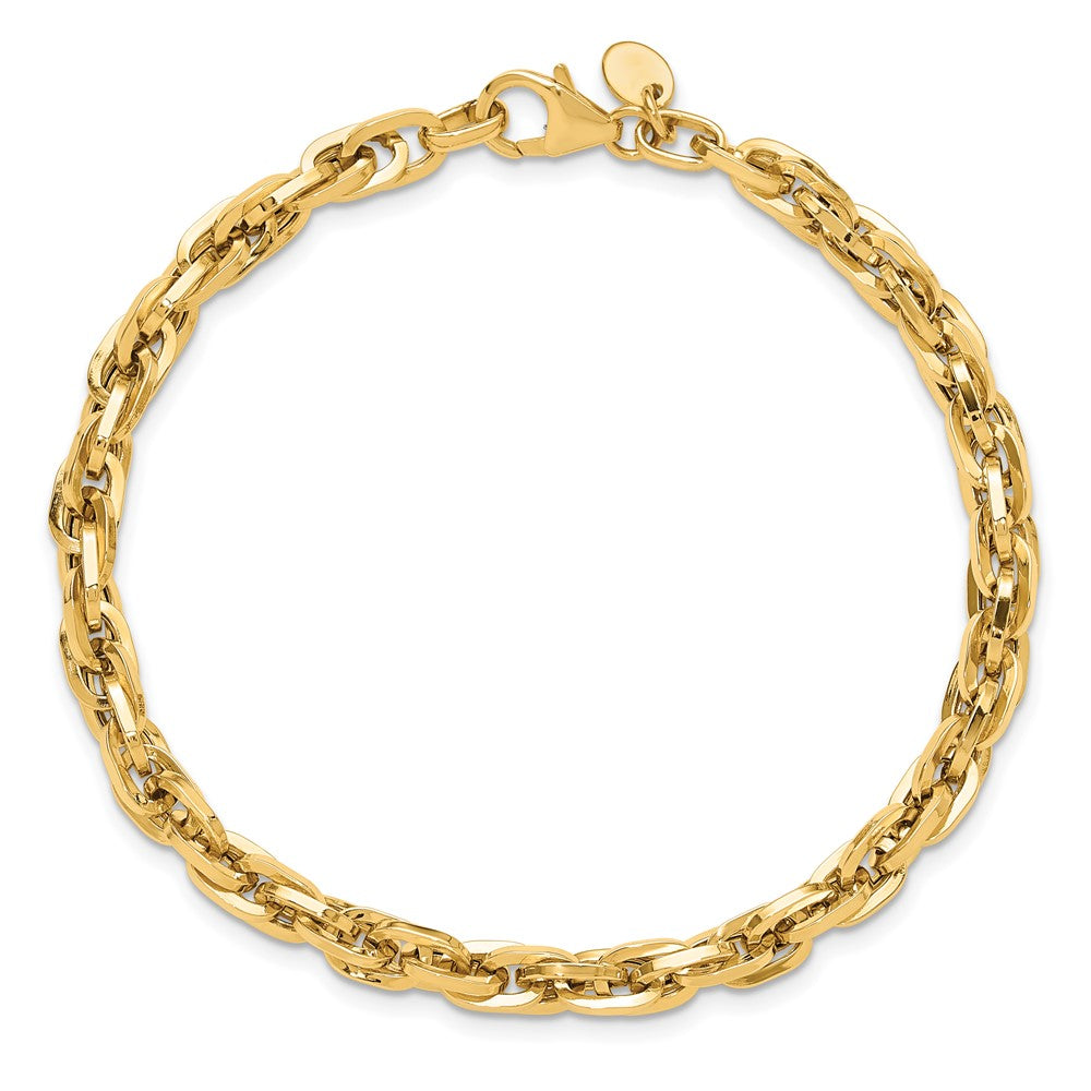 14K Polished Fancy Bracelet