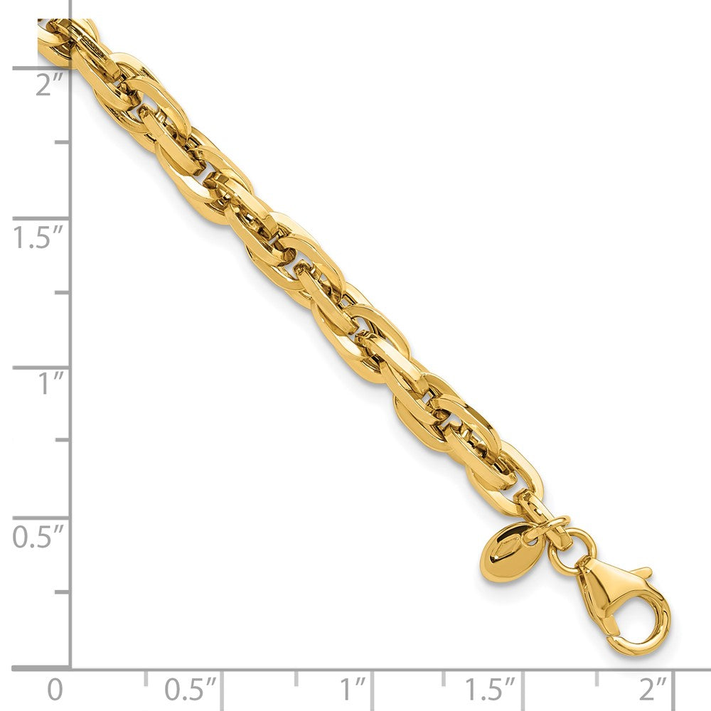 14K Polished Fancy Bracelet