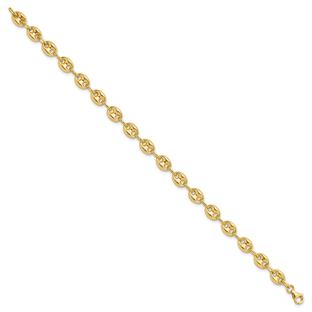 14K Fancy Link 7.75in Bracelet