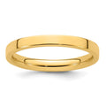14KY 2.5mm Standard Flat Comfort Fit Band
