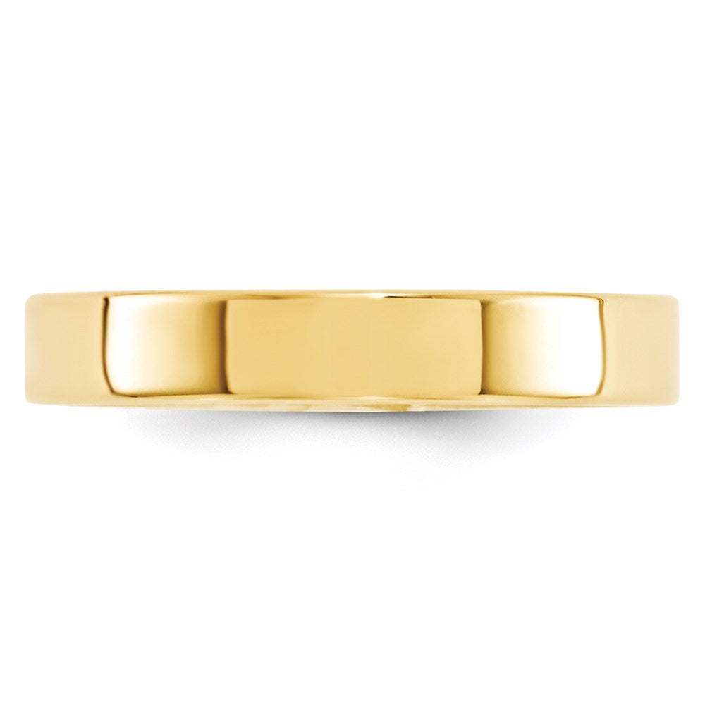 14KY 4mm Standard Flat Comfort Fit Band