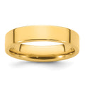14KY 5mm Standard Flat Comfort Fit Band