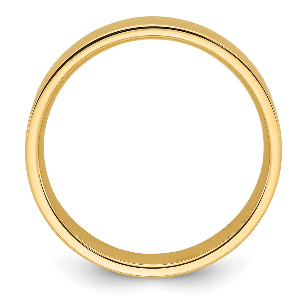 14KY 7mm Standard Flat Comfort Fit Band