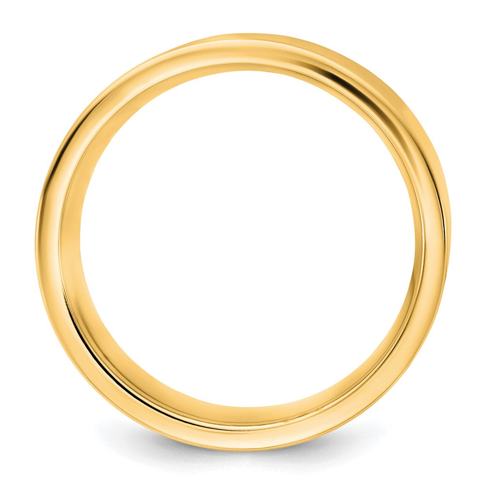 14KY 9mm Standard Flat Comfort Fit Band