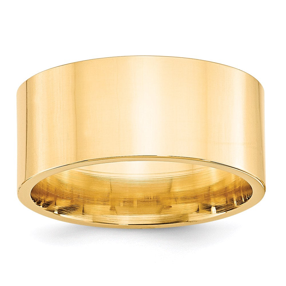 14KY 10mm Standard Flat Comfort Fit Band