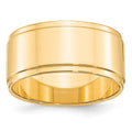 14KY 10mm Flat with Step Edge Band