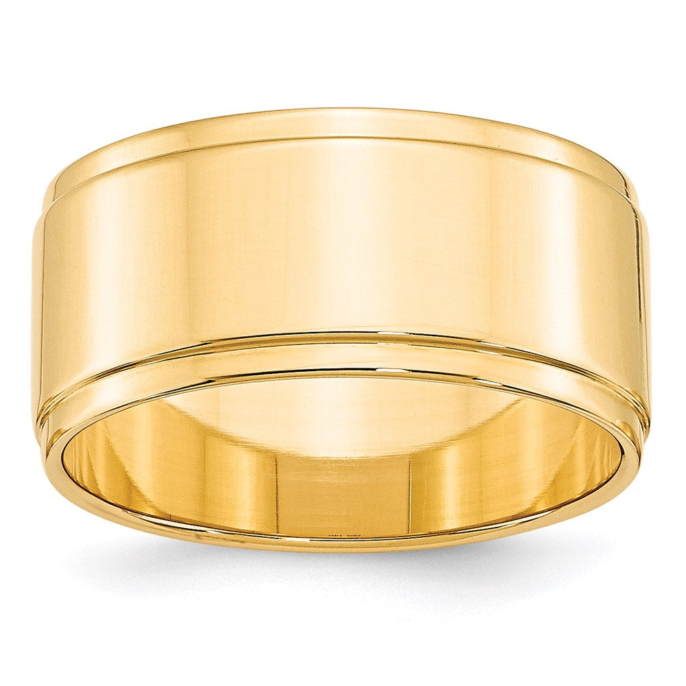14KY 10mm Flat with Step Edge Band