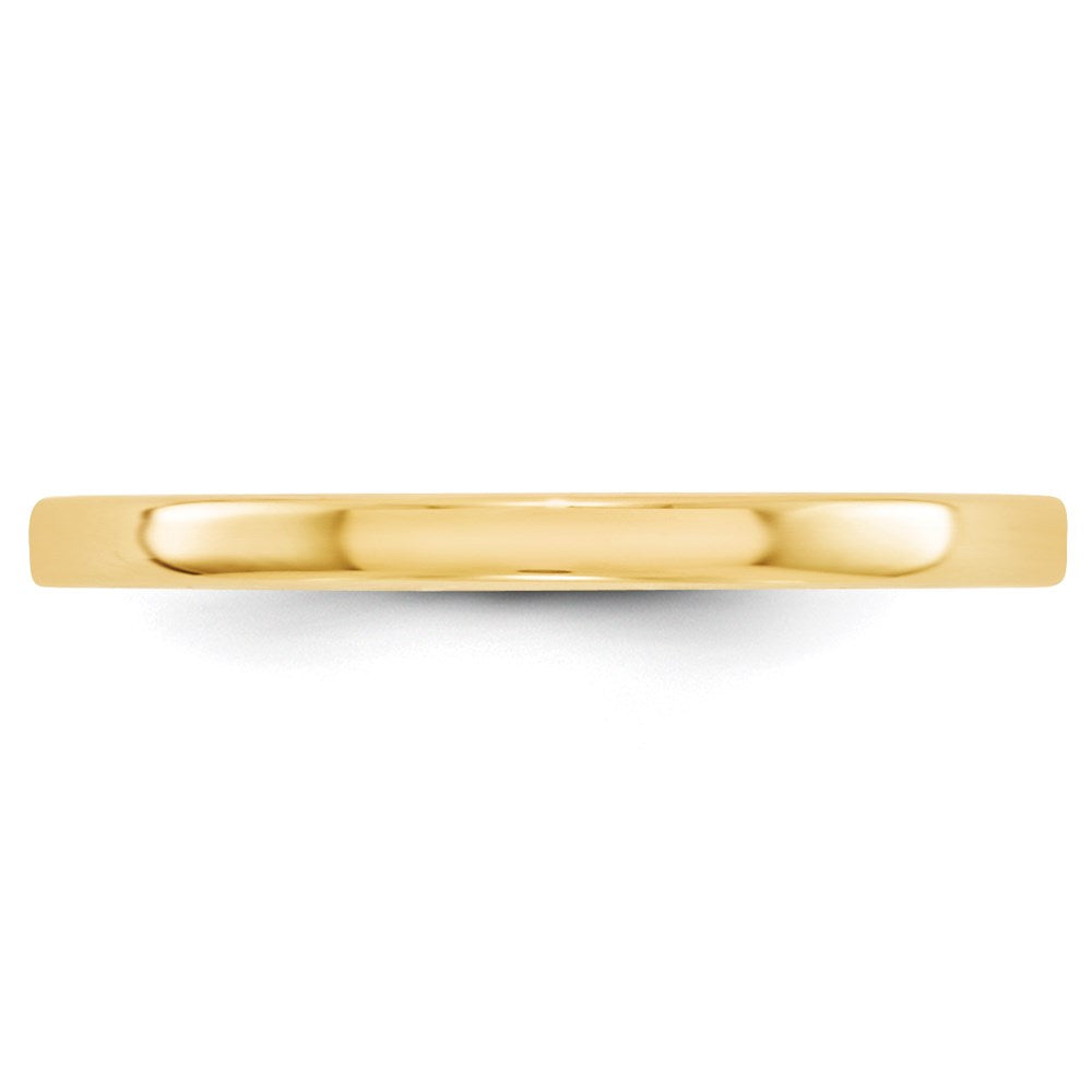 14KY 2mm LTW Flat Band