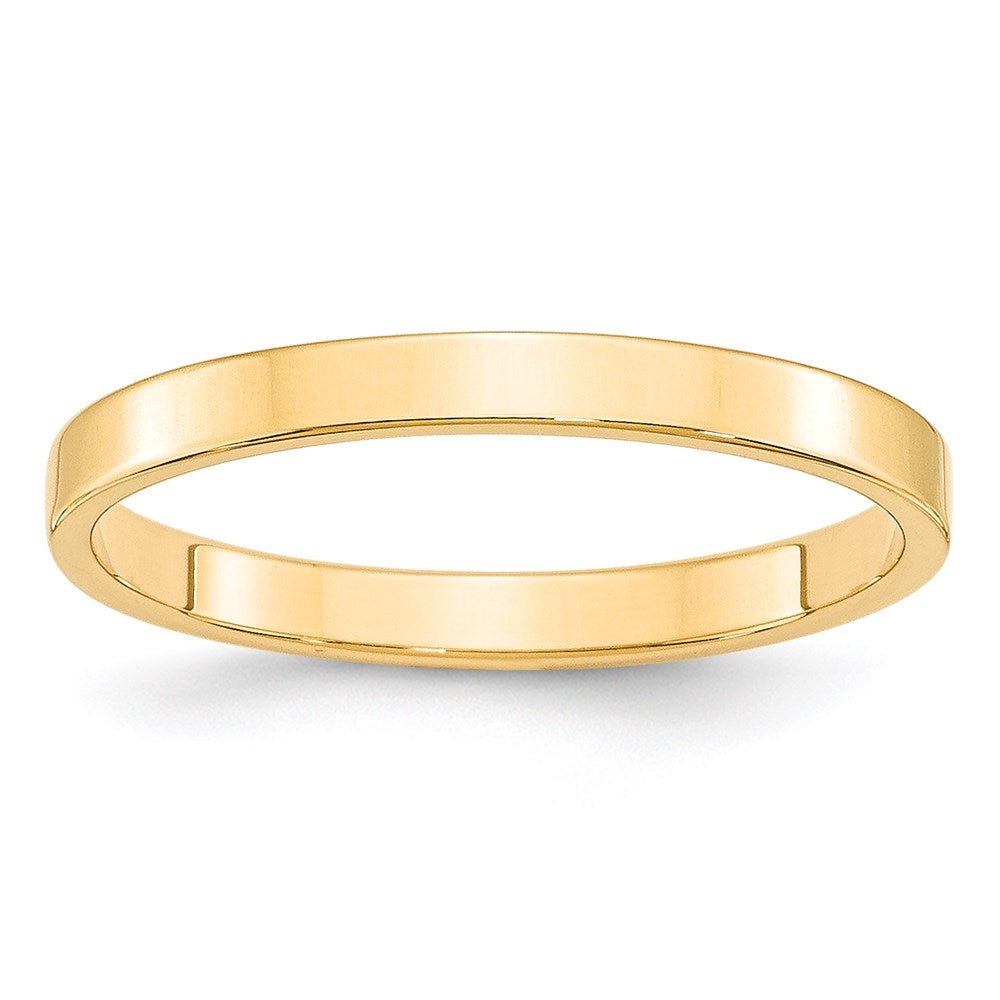 14KY 2.5mm LTW Flat Band