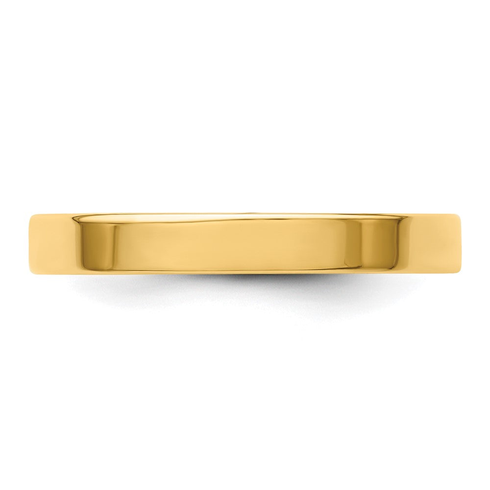 14KY 3mm LTW Flat Band