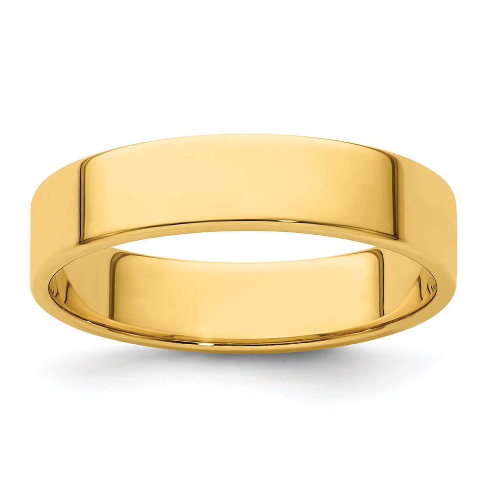 14KY 5mm LTW Flat Band