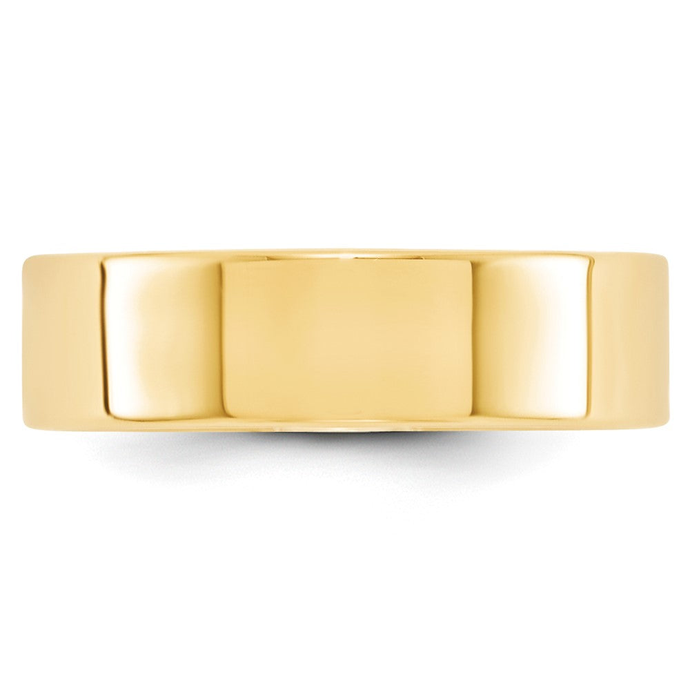 14KY 6mm LTW Flat Band