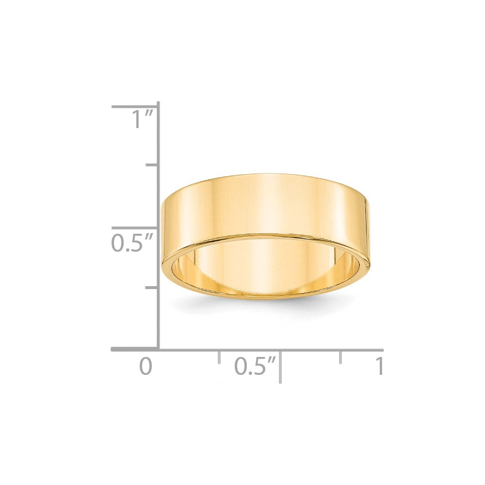 14KY 7mm LTW Flat Band