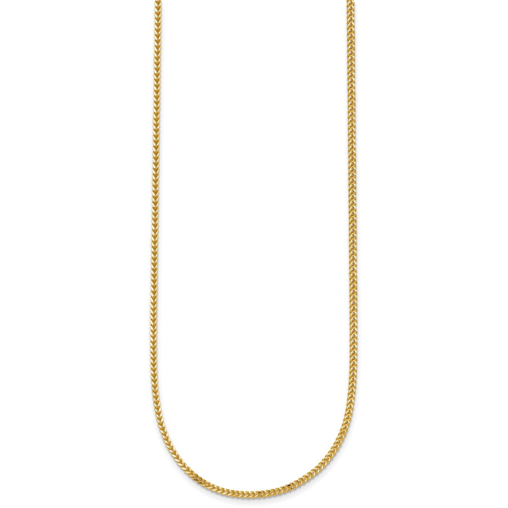 14k 1.3mm Franco Chain