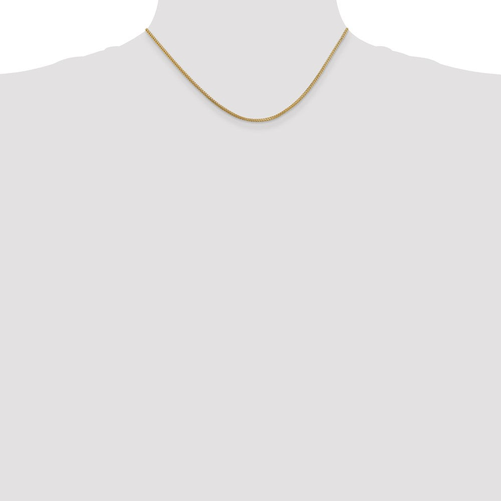 14k 1.3mm Franco Chain