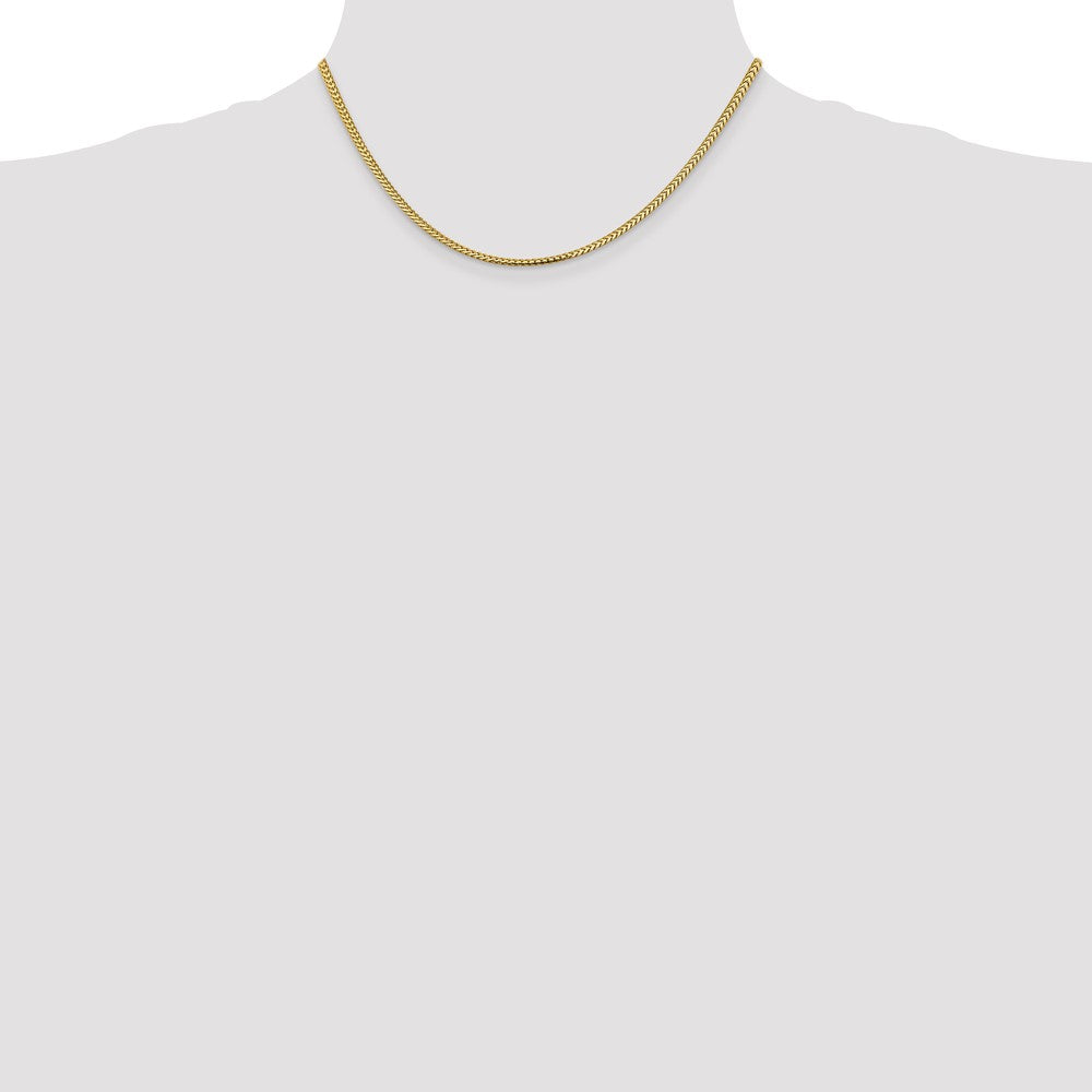 14k 2.3mm Franco Chain