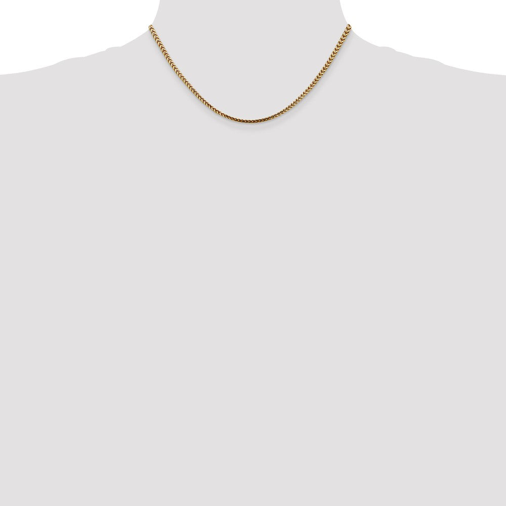 14k 2.5mm Franco Chain