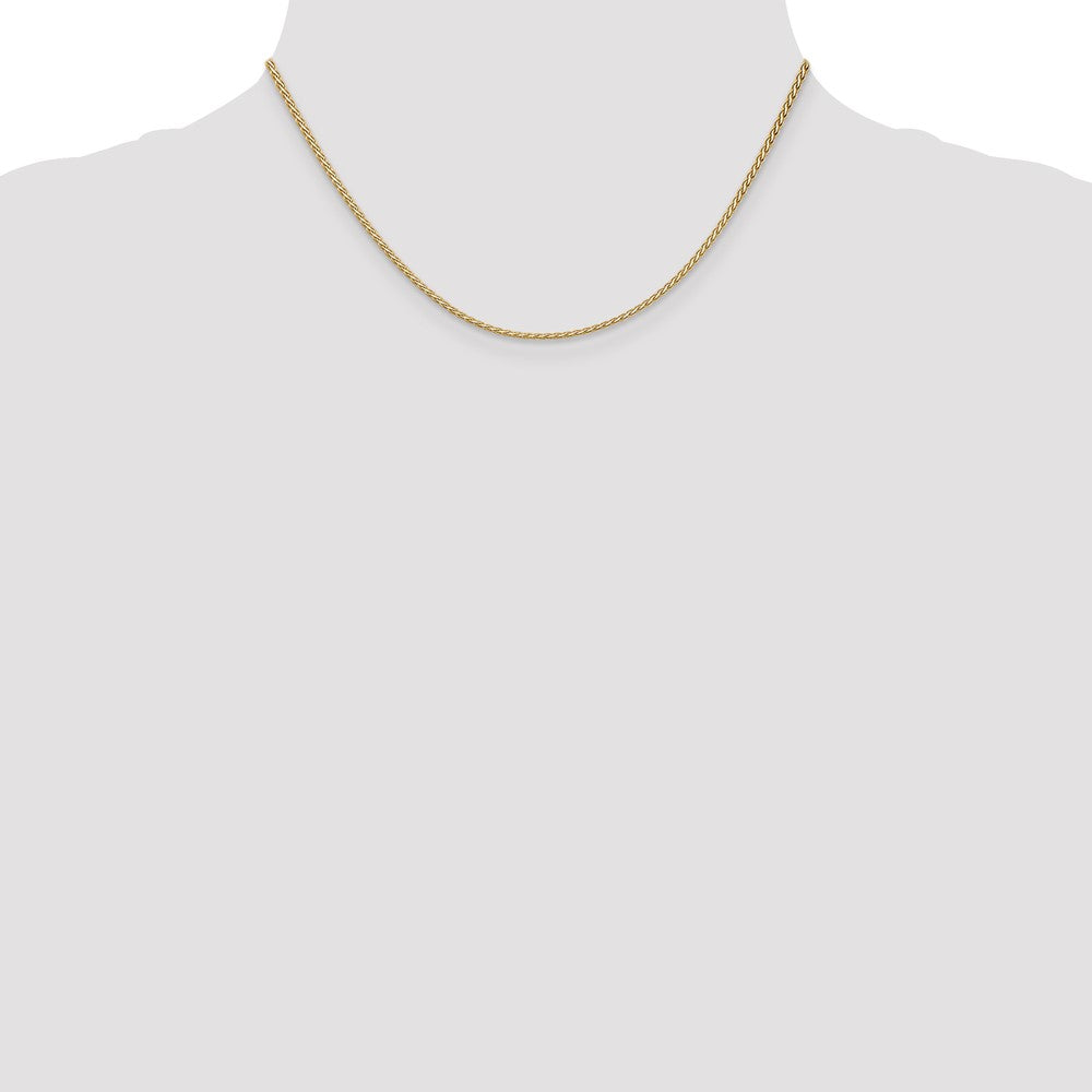 14k 1.9mm Flat Wheat Chain