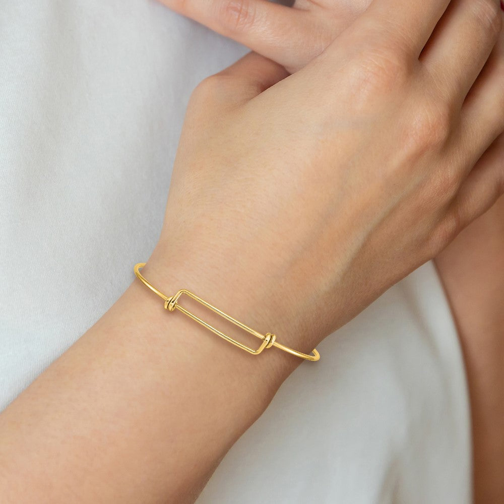 1/20 14K Gold Filled 1.65mm Expandable Bangle