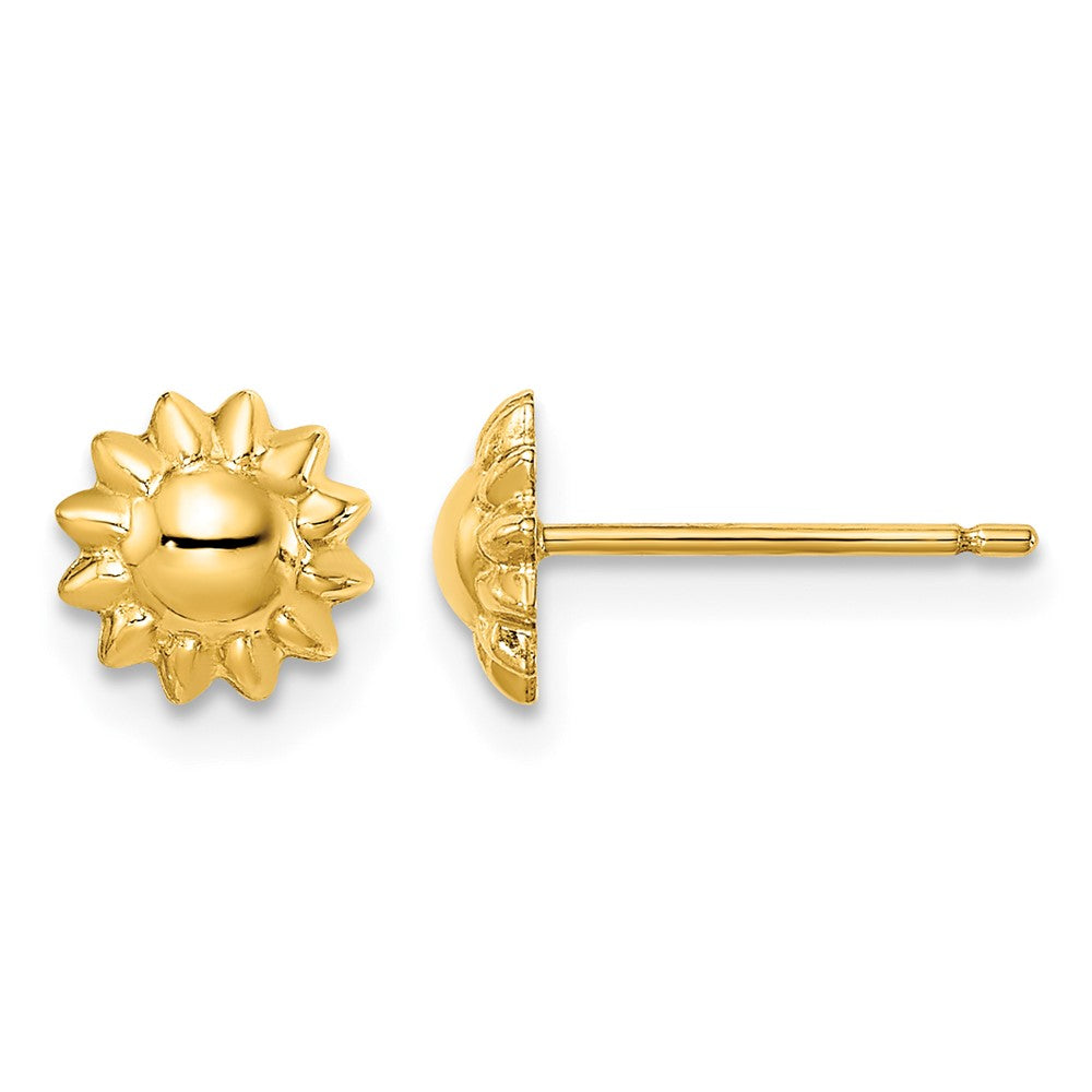 14k Madi K Sunflower Post Earrings