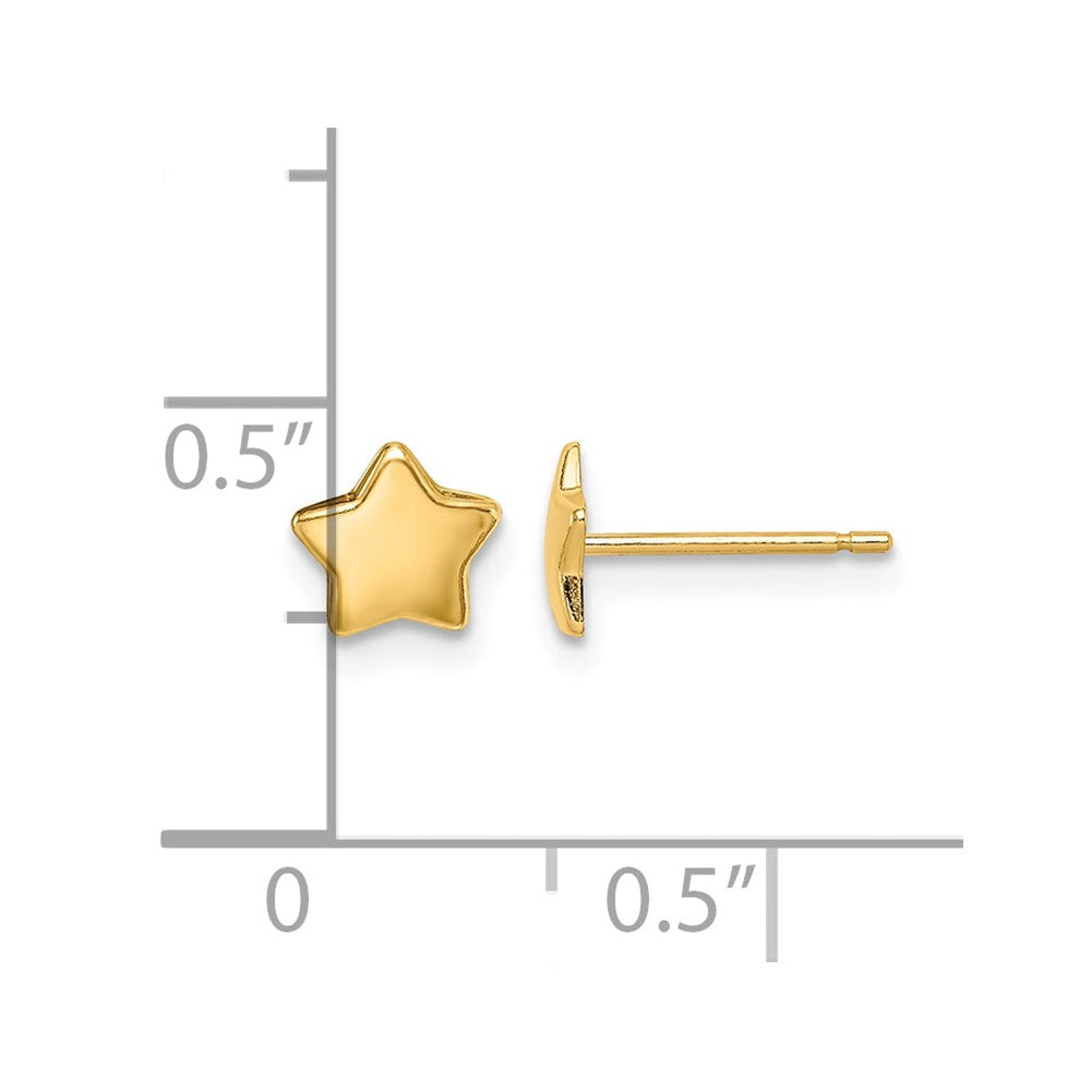 14k Madi K Star Post Earrings