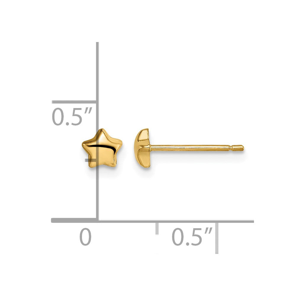 14k Madi K Star Post Earrings