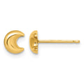14k Madi K Moon Post Earrings