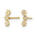14k Madi K Stars CZ Earrings
