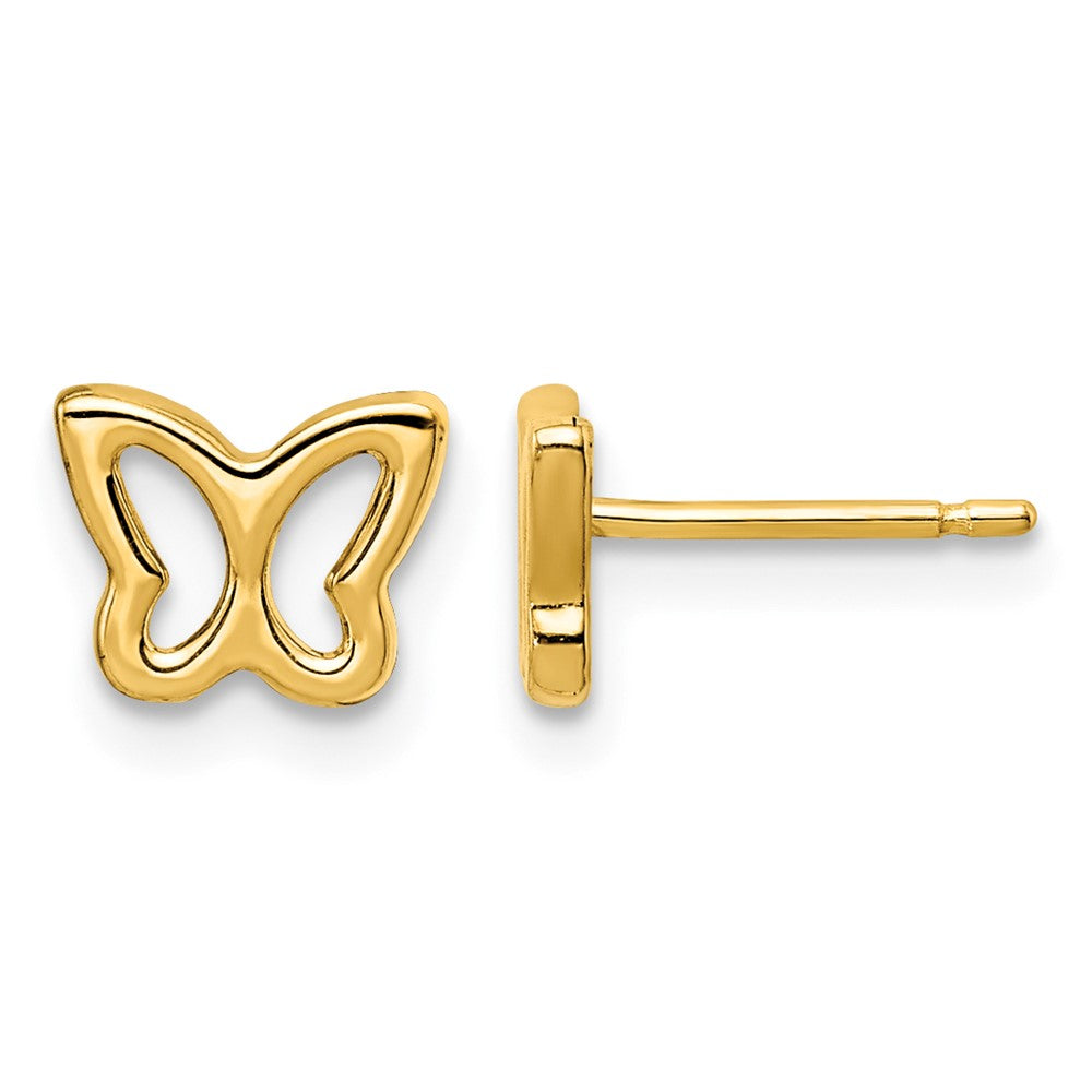 14k Madi K Cut-out Butterfly Post Earrings