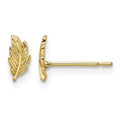 14k Madi K Leaf Post Earrings