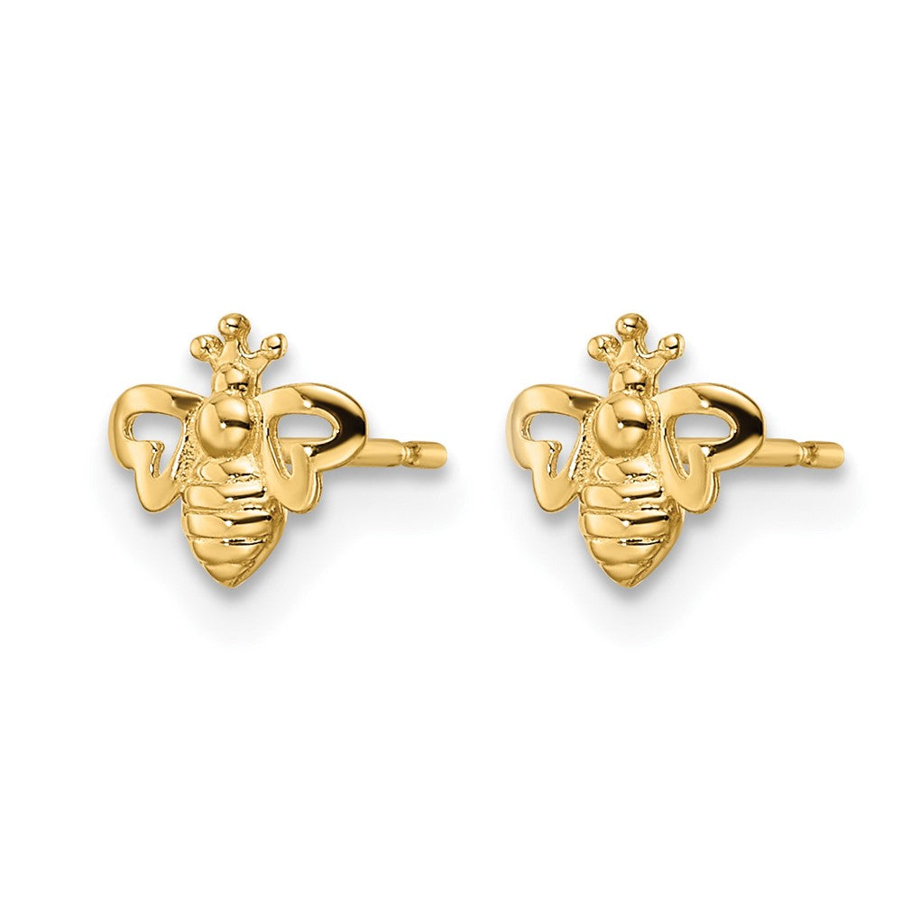 14k Madi K Bumble Bee Post Earrings