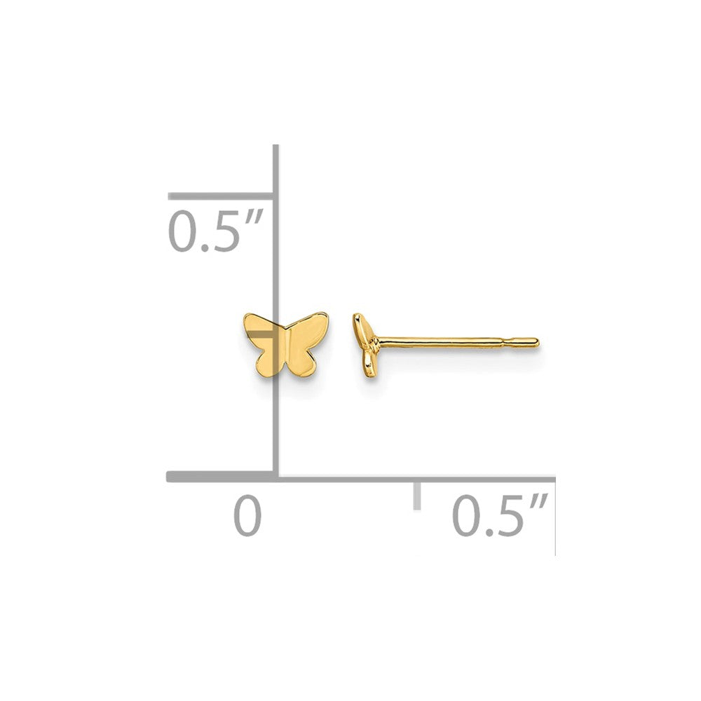 14k Madi K Butterfly Post Earrings