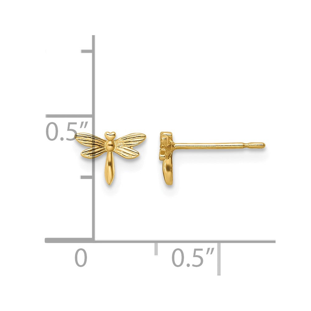 14k Madi K Dragonfly Post Earrings