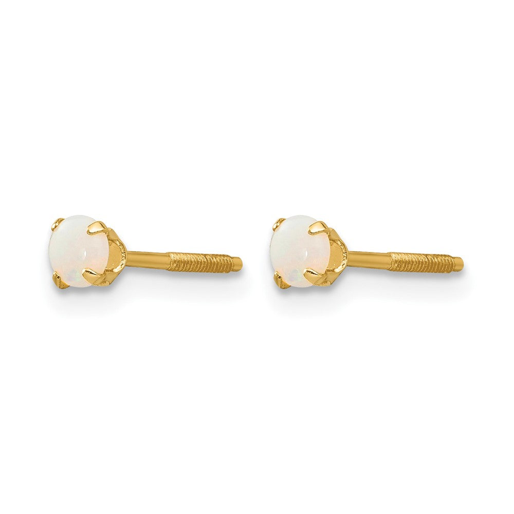 14k Madi K 3mm Opal Earrings