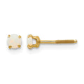 14k Madi K 3mm Opal Earrings