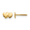 14k Madi K Double Heart Earrings