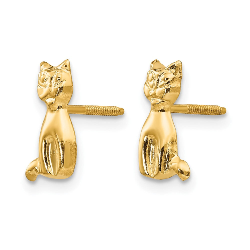 14k Madi K Cat Earrings