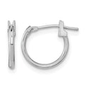14k White Gold Madi K Hoop Earrings