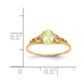 14k Madi K Synthetic Peridot Ring