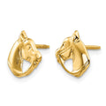14k Madi K Horse Head Earrings