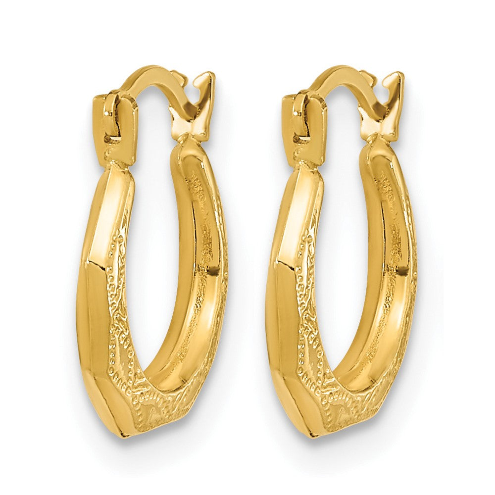 14k Madi K Hinged Earrings