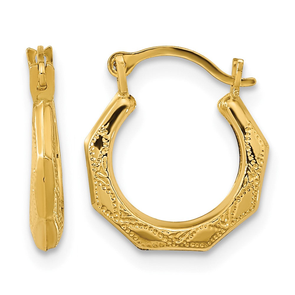 14k Madi K Hinged Earrings