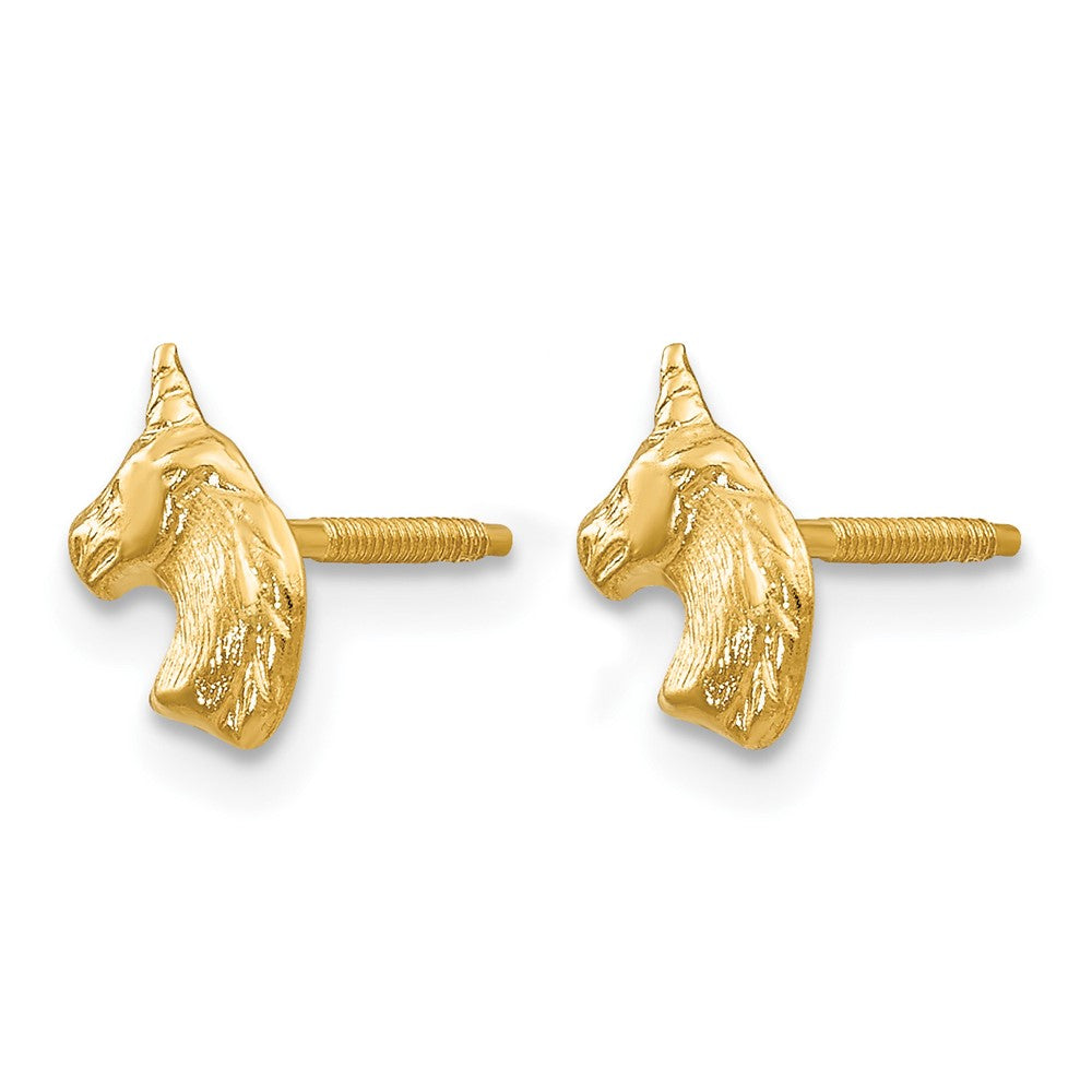 14k Madi K Unicorn Post Earrings